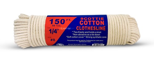 X 150 ft scottie - 1/4",
