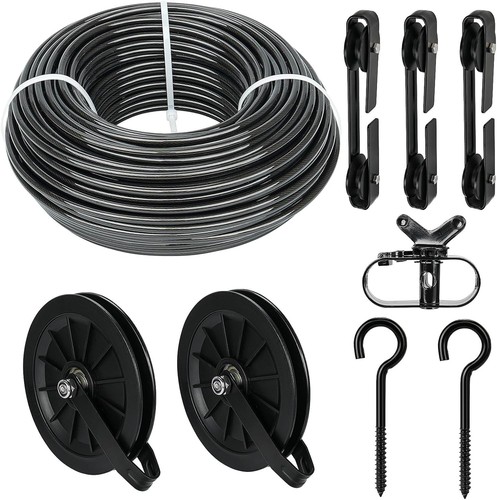 Outdoor clothesline kit - clothesline, 150ft